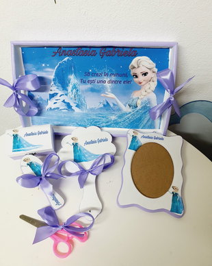 Set mot /turta mov 6 accesorii frozen