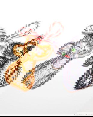 Martisoare pisicute brodate