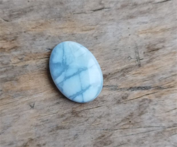 Cabohon opal albastru, 29x21x6 mm