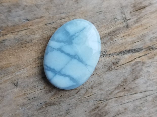 Cabohon opal albastru, 29x21x6 mm