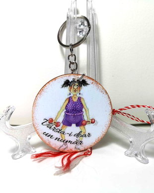 Breloc personalizat - martisor
