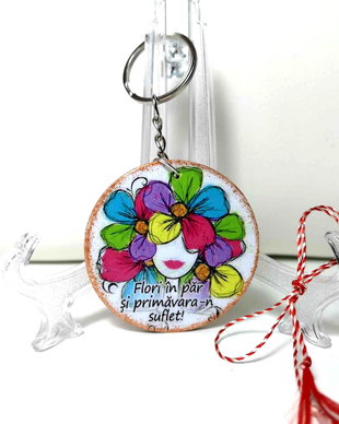 Breloc personalizat - martisor