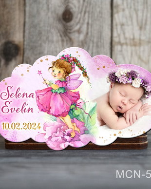 Marturii botez handmade - Magneti botez personalizati - Zana Florilor
