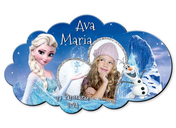 Marturii botez fete - Marturii magnetice - Frozen - Elsa