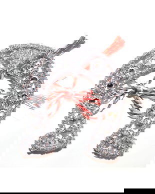 Martisor potcoava cu cristale