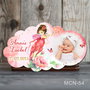 Marturii botez personalizate fete - Magneti botez - Zana Florilor