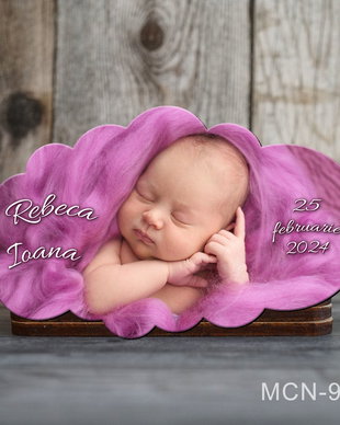 Marturii botez handmade - Magneti botez personalizati