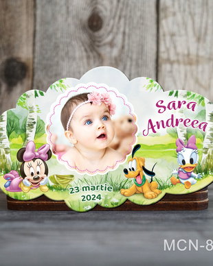 Marturii botez Minnie Mouse - Marturii botez fetita - Magneti botez personalizati