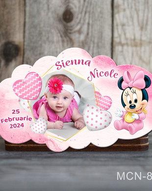 Marturii botez Minnie Mouse - Marturii botez deosebite - Magneti de frigider