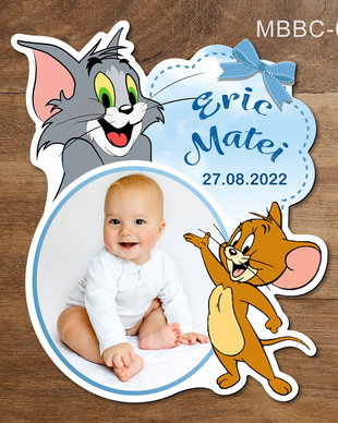 Marturii botez deosebite - Magneti botez baieti - Tom si Jerry