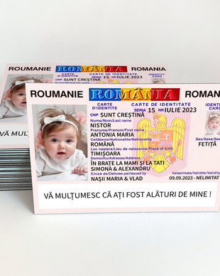 Marturii botez fetita - Magneti botez buletin