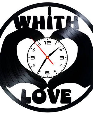 WHITH LOVE-ceas de perete