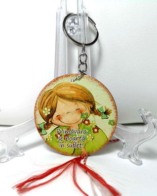 Breloc personalizat - martisor