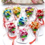 Buchetele colorate si howlite