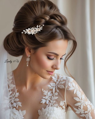 EVA - AGRAFA PAR MIREASA CU CRISTALE SWAROVSKI