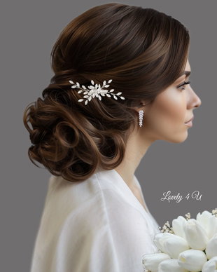 Elena - Agrafa cu pietricele - Accesoriu de păr elegant cu pietricele