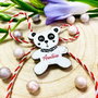 Martisoare personalizate in forma de ursulet - Panda sau Teddy