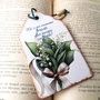 Semn de carte cu lacramioare, personalizat