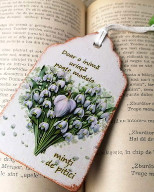 Semn de carte personalizat pentru educatoare / invatatoare / profesoare