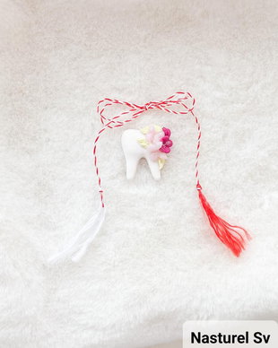 Brosa martisor: Dinte