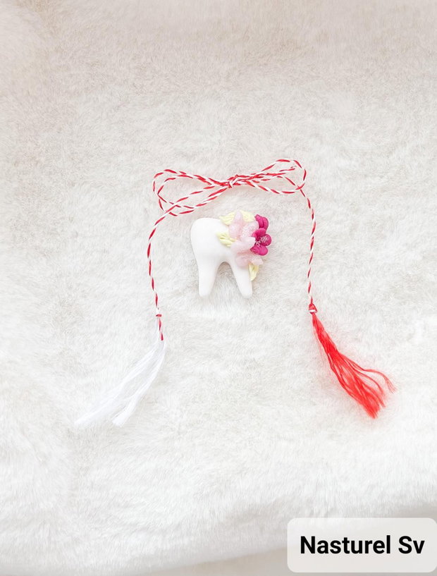 Brosa martisor: Dinte