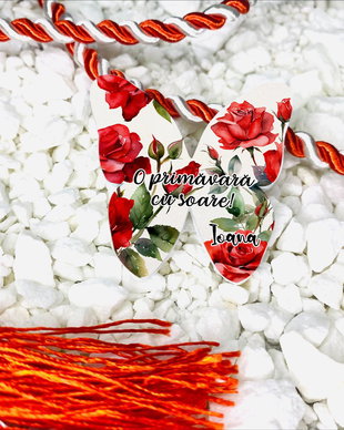 Martisoare personalizate fluture floral