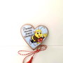Martisor personalizatcu albinute pentru educatoare/ invatatoare