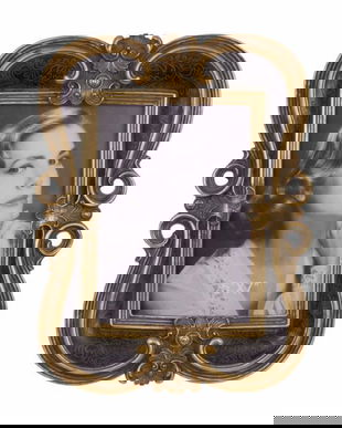 Rama foto aurie cu negru din rasini