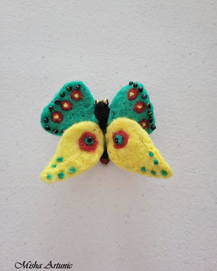 Brosa/ Martisor - Fluture impaslit