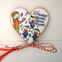 Martisor din lemn, personalizat profesoara - muzica