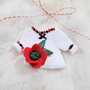 Brosa martisor: Ie cu maci