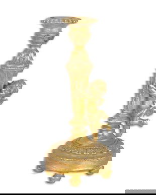 Sfesnic auriu din rasini cu ingeras