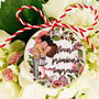 Martisor personalizat - Rotund cu magnet - Indragostiti