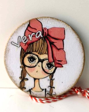 Martisor personalizat cu nume
