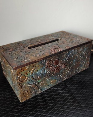Cutie steampunk pentru servetele