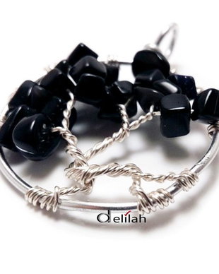 Pandantiv Tree of life black onyx