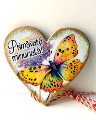 Martisor personalizat, cu fluture