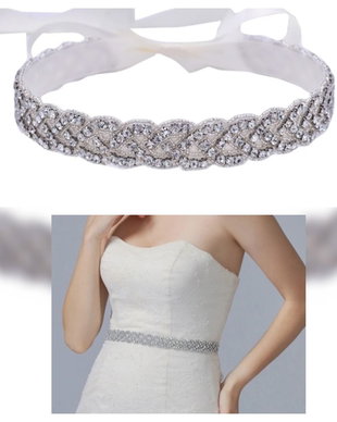 Brau cristale rochie de mireasa / seara