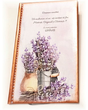 Agenda nedatata personalizata, format A5, cadou Invatatoare / Educatoare / Profesoara, lavanda