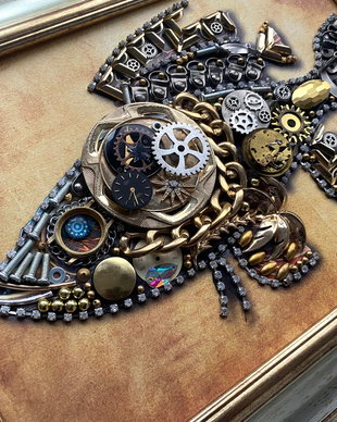 Peste steampunk Cod M 629・Cadouri pentru pasionații de pescuit・Cadouri pentru el・Decor office