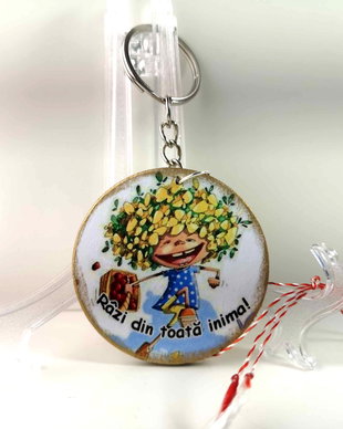 Martisor personalizat - breloc