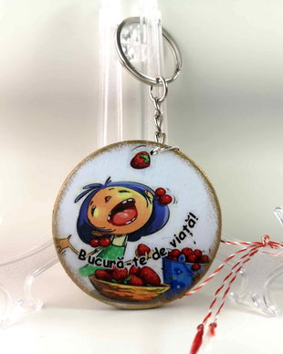Martisor personalizat - breloc