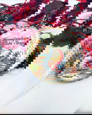 Martisoare magnet - personalizate cu mesaj - forma rotunda - Book Lovers