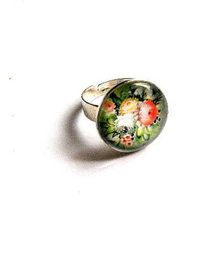 Inel  cu motiv floral 29754