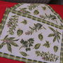 Set 2 placemat stofa