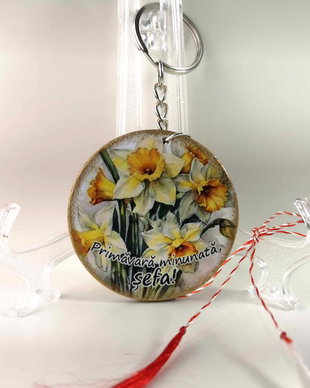 Martisor personalizat - breloc