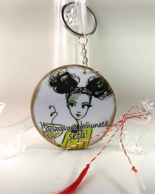 Martisor personalizat - breloc