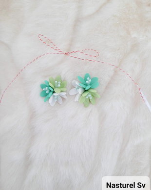 Cercei martisor: Flori