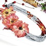 Colier multisir red roses
