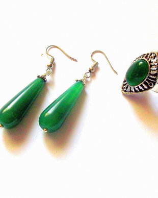 Set agate verzi 43637
